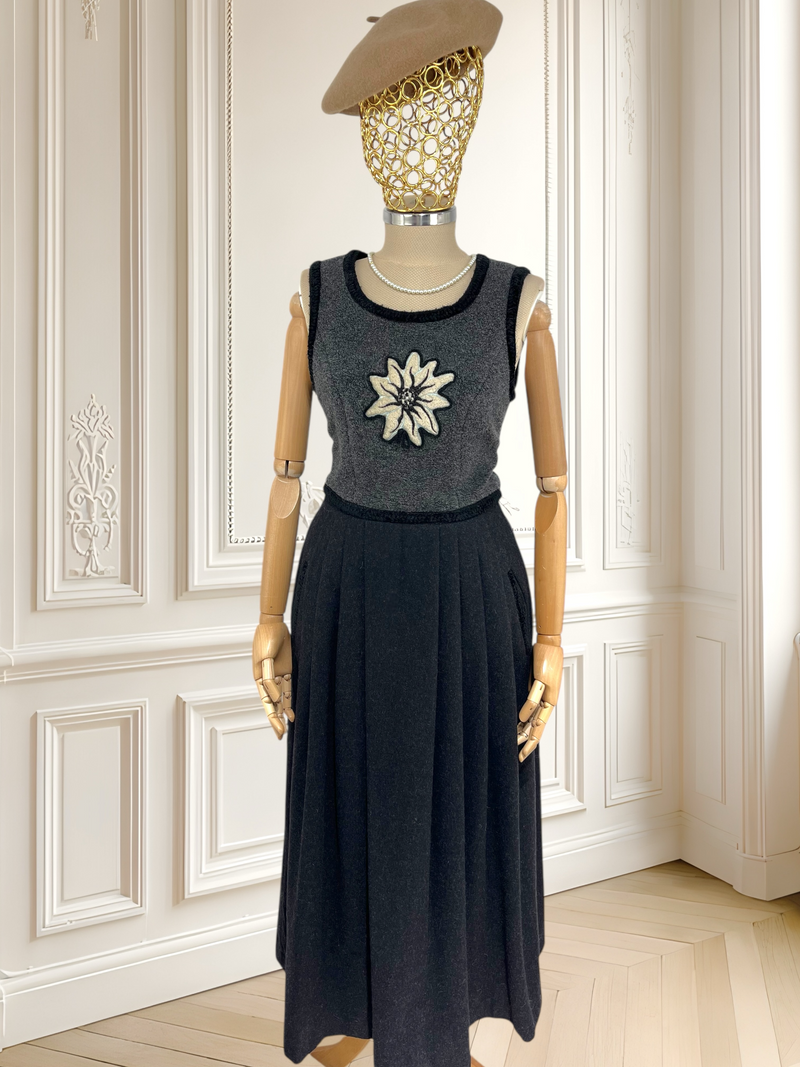 Rochie vintage din lana