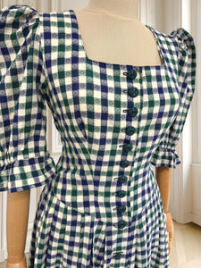 Rochie vintage din bumbac mărimea L