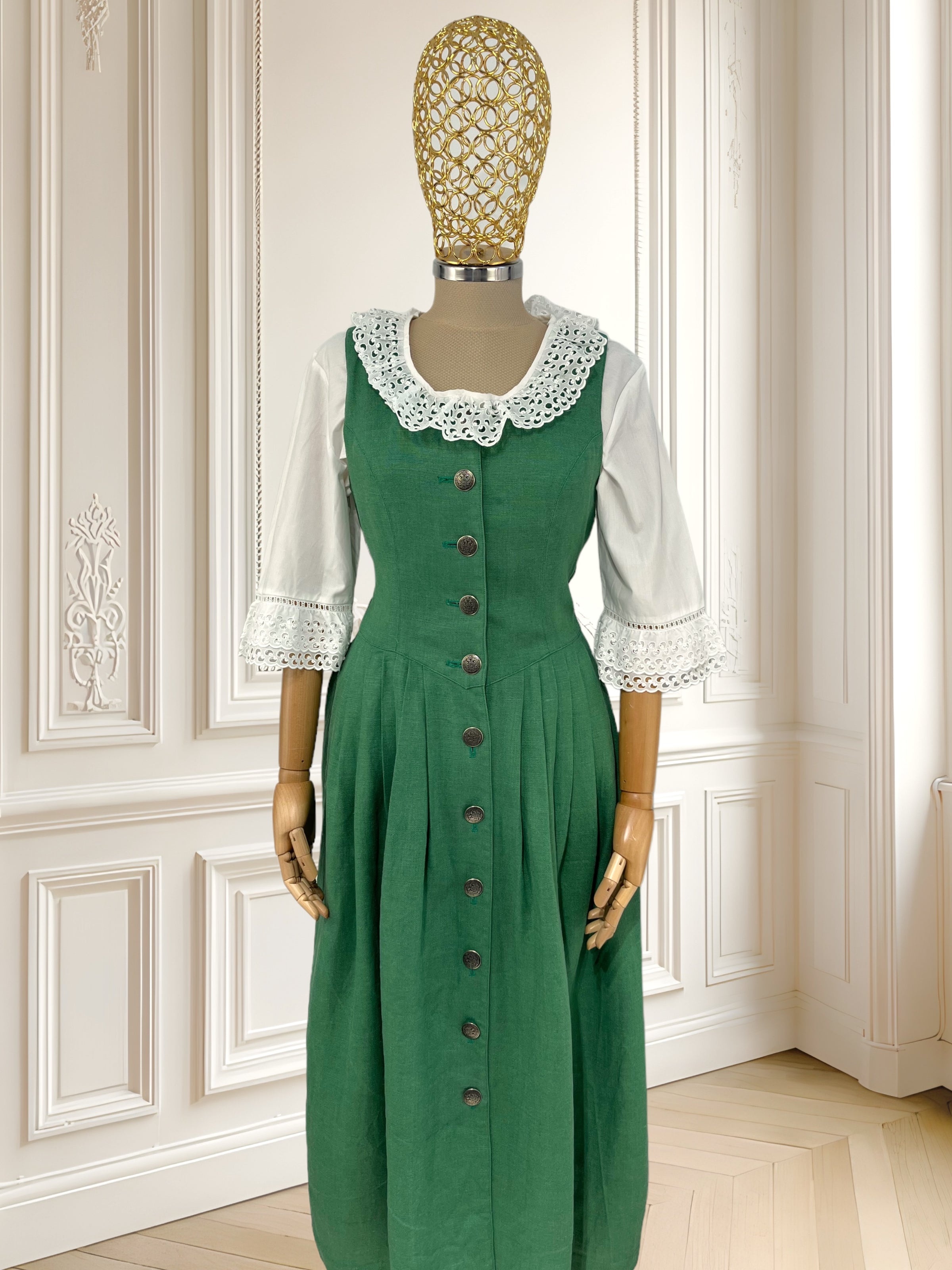 Rochie vintage din in mărimea S