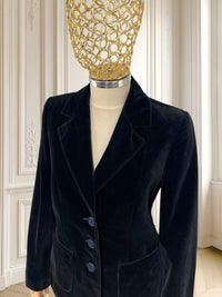 Sacou vintage din catifea potrivit pentru S/M