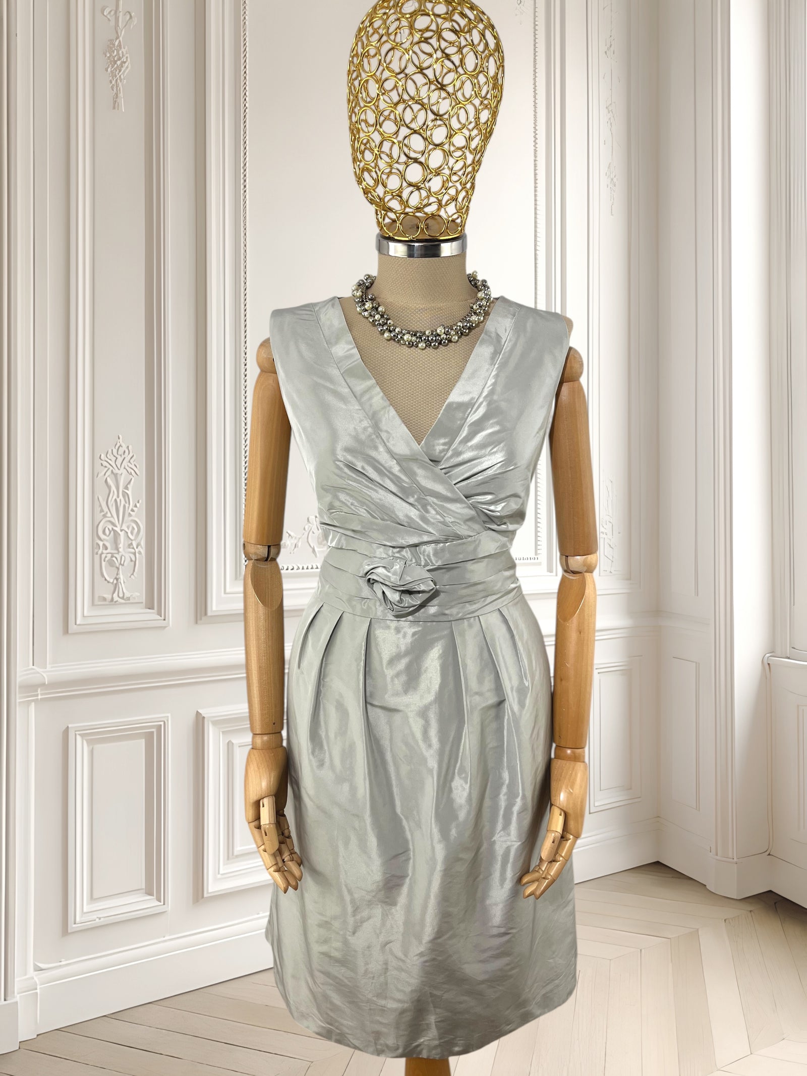 Rochie vintage cu efect perlat mărimea M