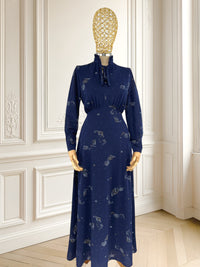 Rochie vintage bleumarin mărimea M