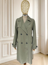 Încarcă imaginea în vizualizatorul Galerie, Trench coat din amestec de vâscoză potrivit pentru M/L

