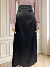Rochie elegantă satinată mărimea M