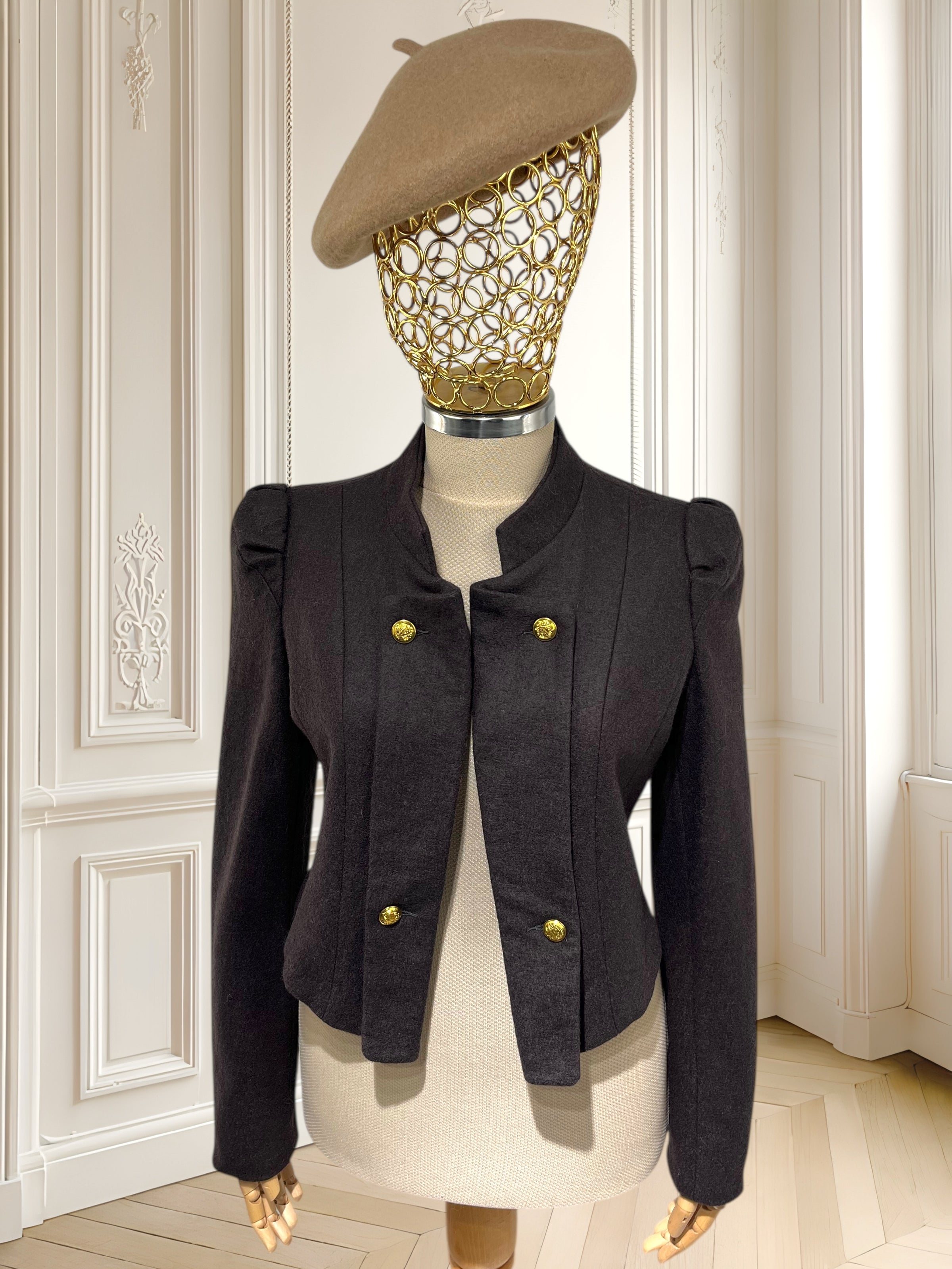 Sacou cropped potrivit pentru S/M