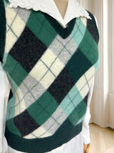 Încarcă imaginea în vizualizatorul Galerie, Vestă vintage din lână pură mărimea S
