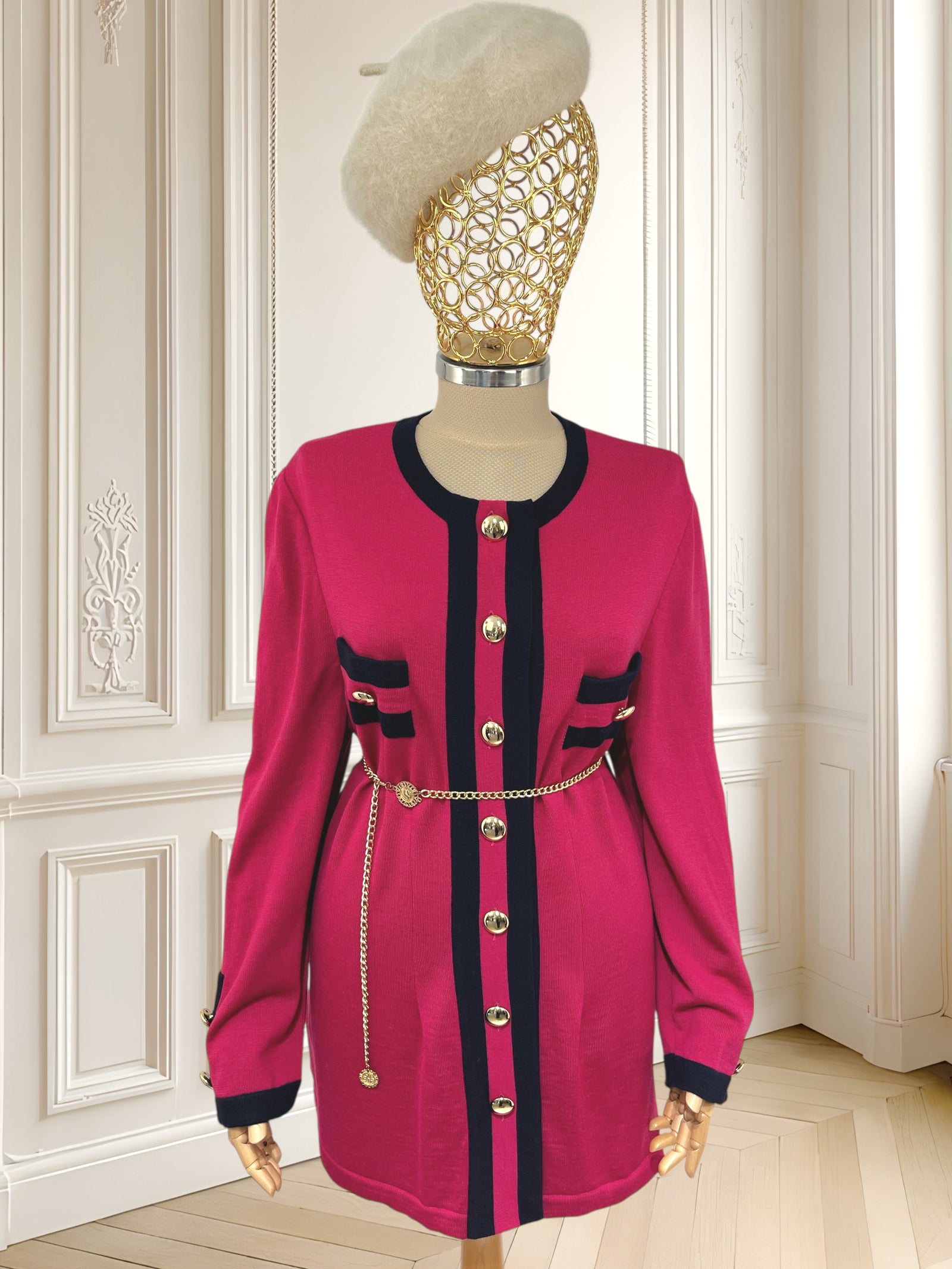 Cardigan vintage din lână pură mărimea L
