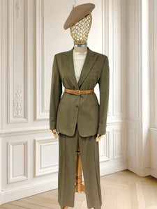 Costum vintage din lână mărimea S