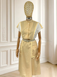 Rochie vintage din amestec de bumbac mărimea M