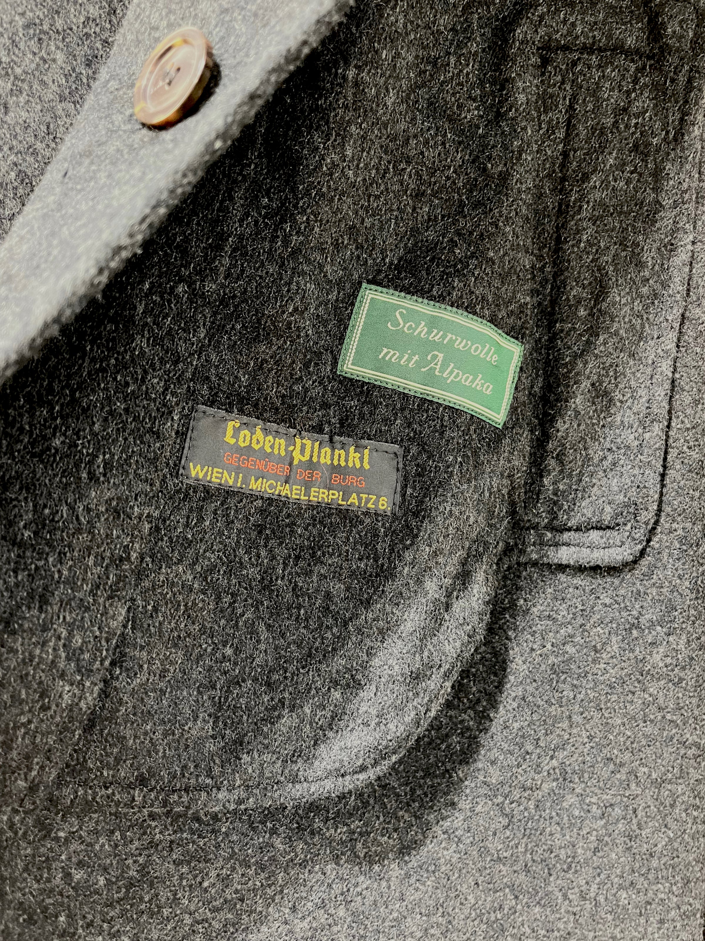 Capă vintage din lână pură și alpaca potrivită pentru XL/XXL