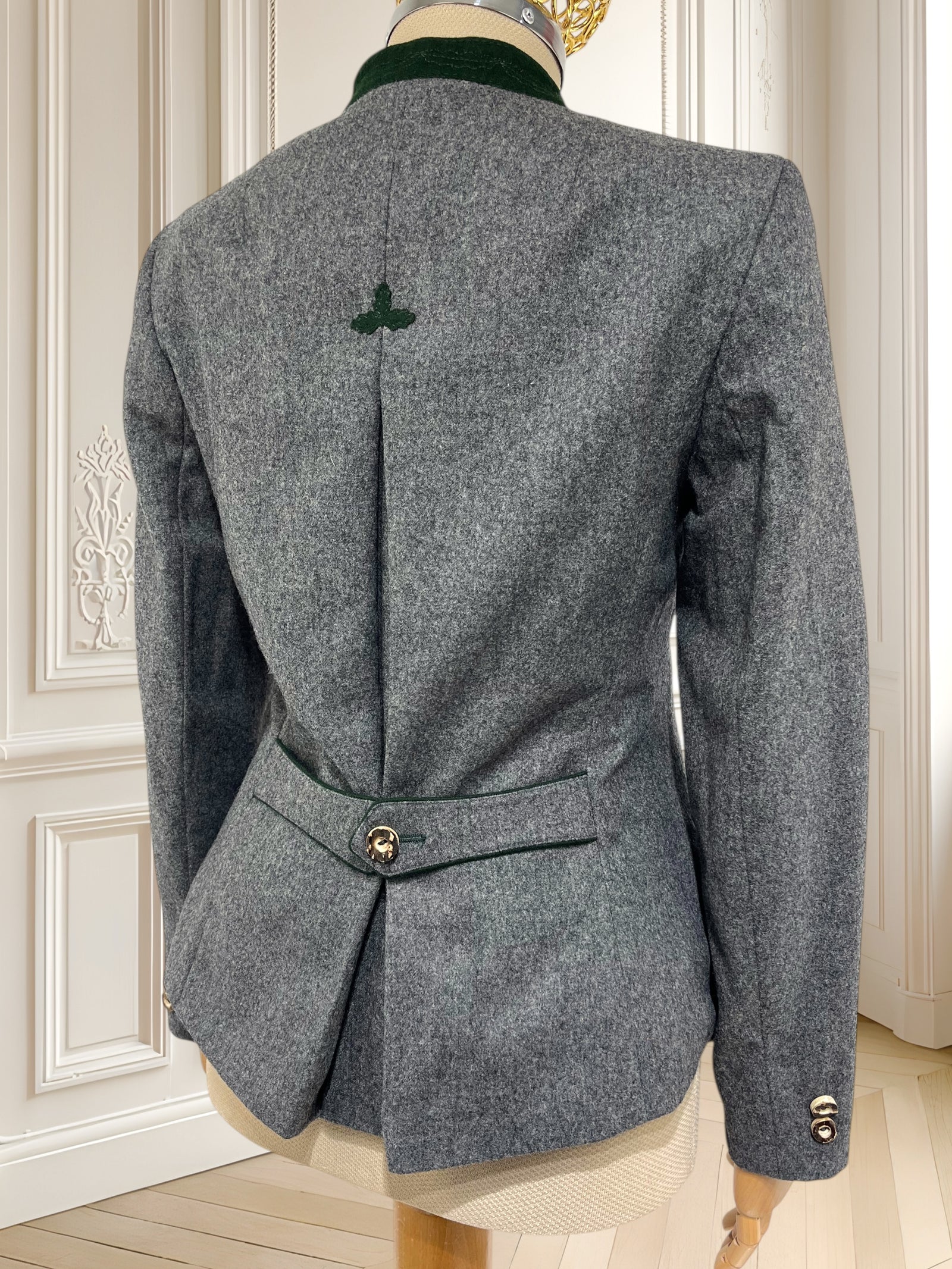Sacou vintage din lână pură mărimea S