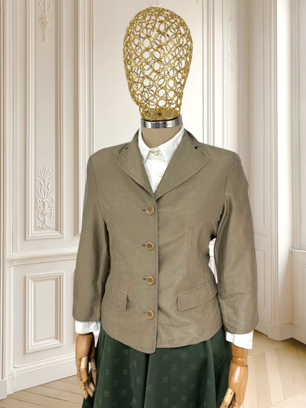 Sacou vintage din mătase mărimea S