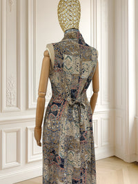 Rochie fără mâneci din vâscoză mărimea M