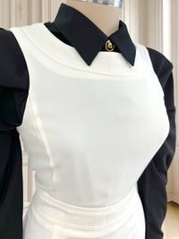 Rochie albă cambrată mărimea S