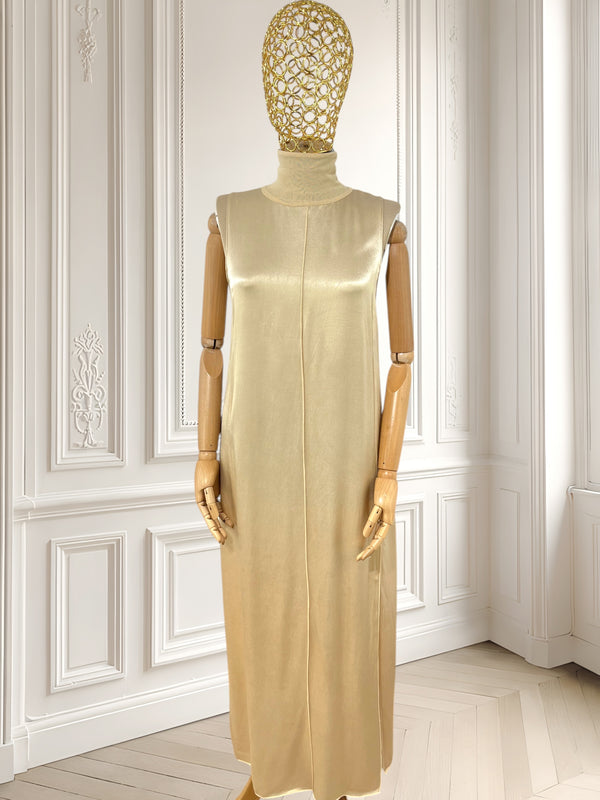 Rochie satinată din vâscoză potrivită pentru S/M
