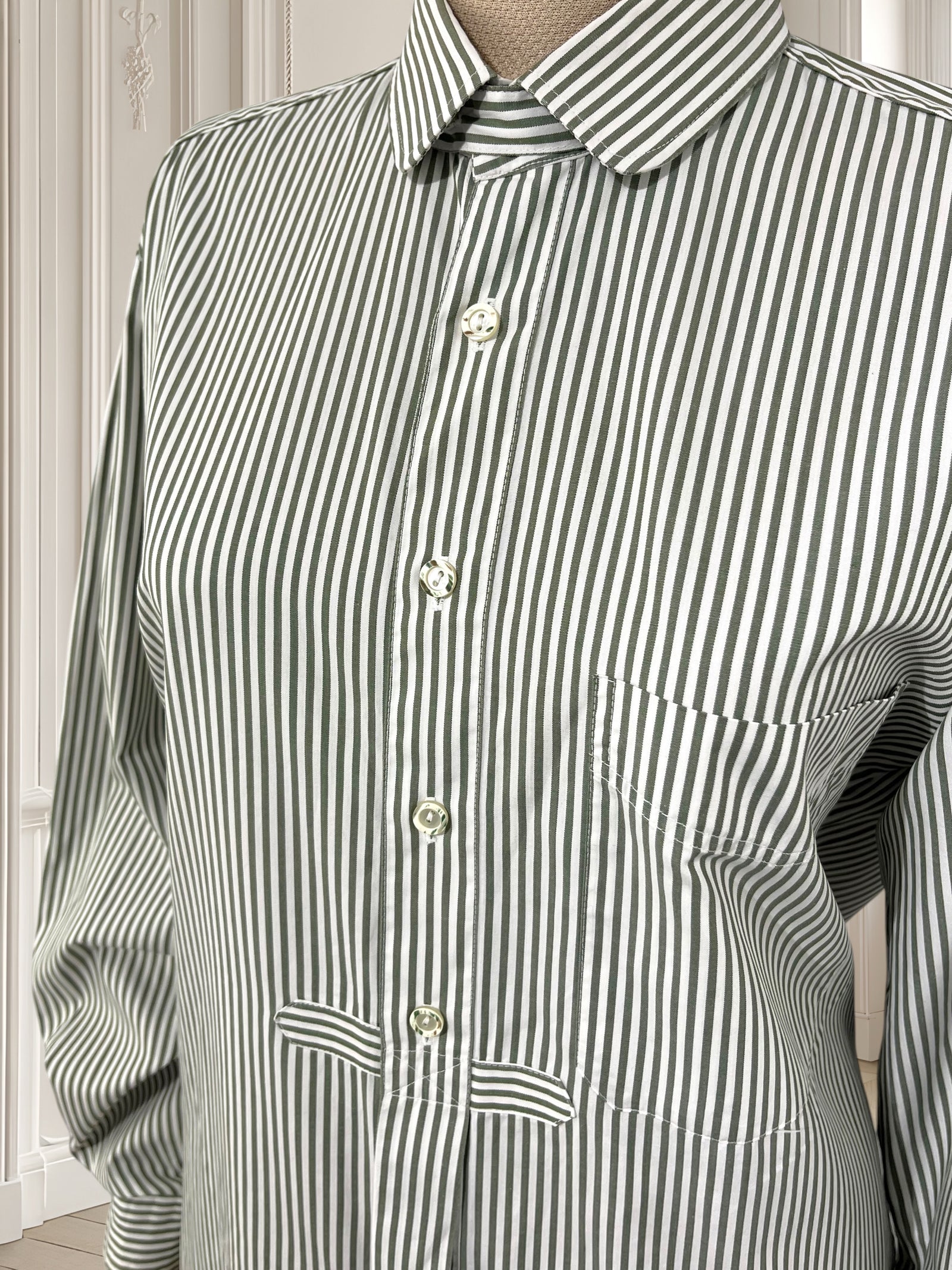 Cămașă vintage din bumbac potrivită pentru L/XL