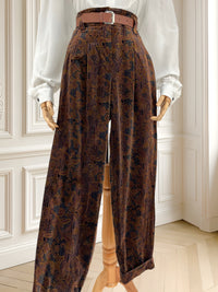 Pantaloni vintage Betty Barclay din catifea mărimea S