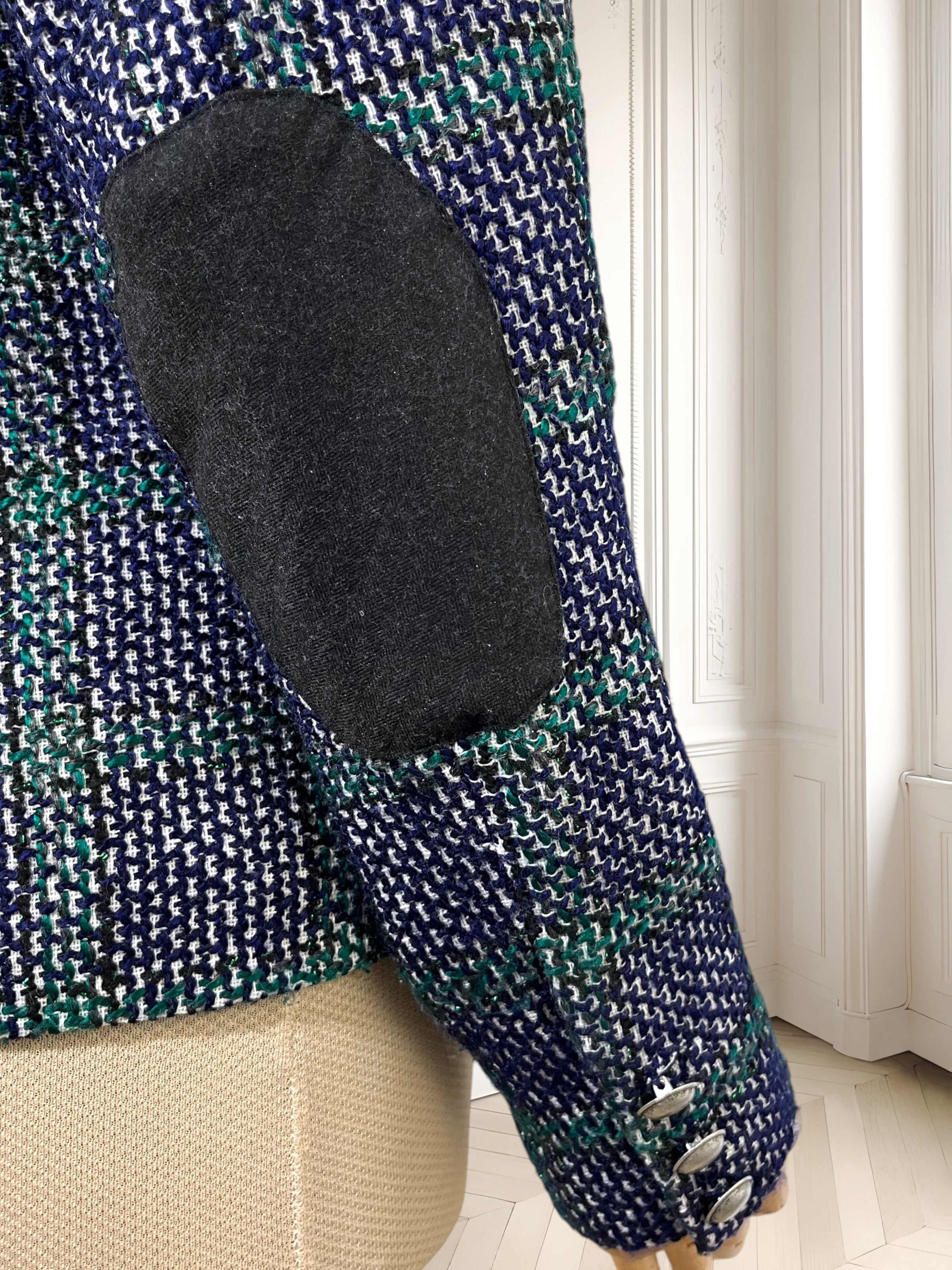 Sacou smart casual din tweed potrivit pentru XS/S