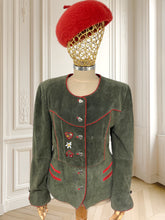 Încarcă imaginea în vizualizatorul Galerie, Jachetă vintage din piele naturală mărimea L
