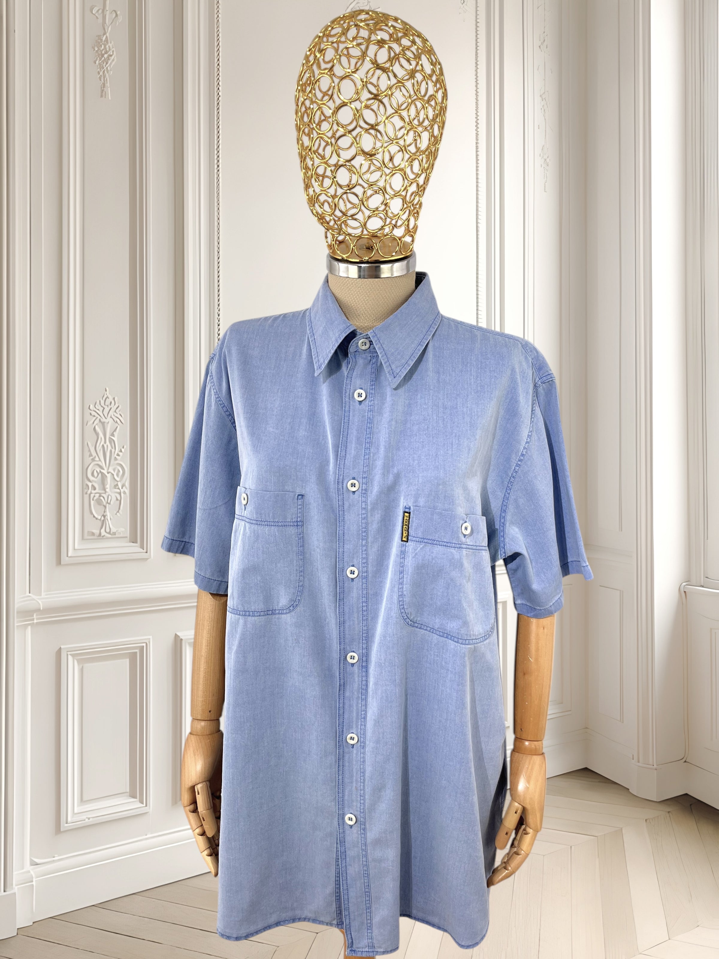 Cămașă masculină Armani potrivită pentru L/XL