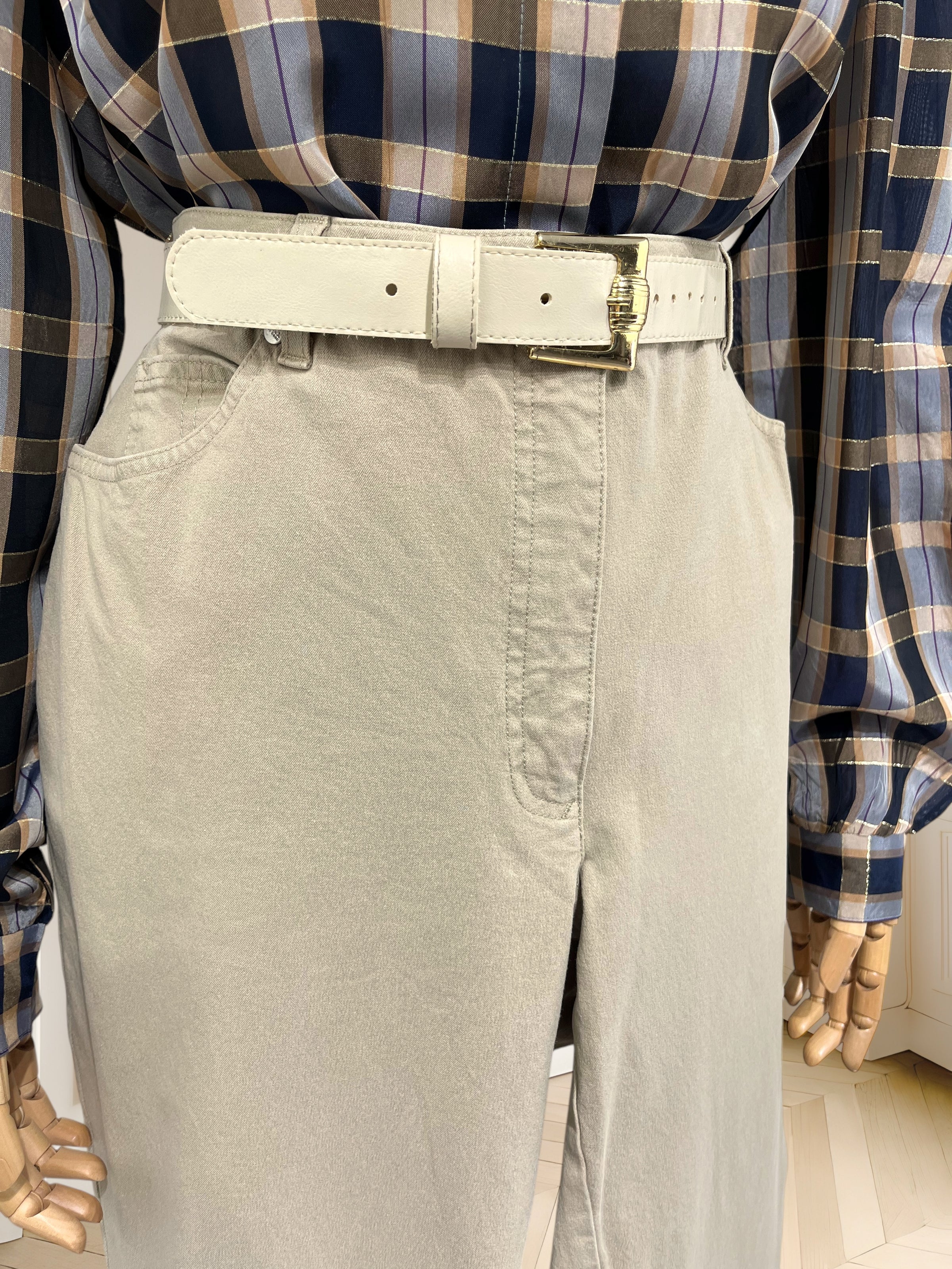 Pantaloni vintage cu talie înaltă mărimea L