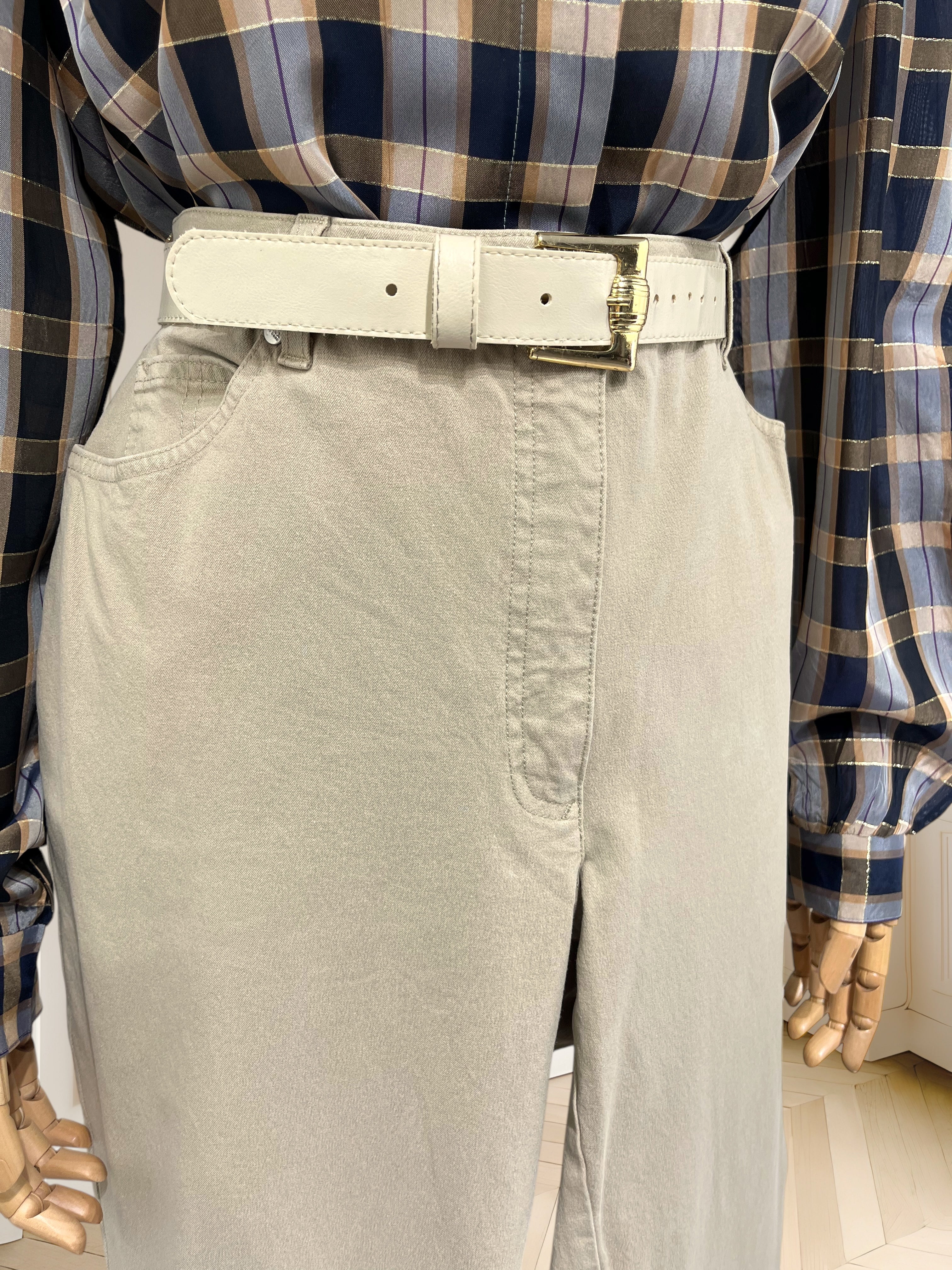 Pantaloni vintage cu talie înaltă mărimea L