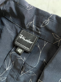 Rochie bleumarin din mătase naturală potrivită pentru M/L