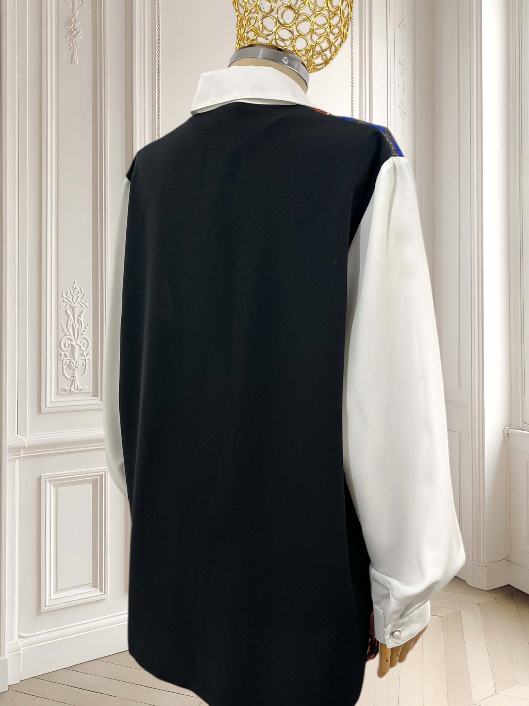 Cămașă vintage cu nasturi bijuterie mărimea XL