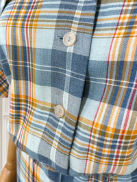 Rochie vintage în carouri mărimea M
