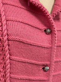 Cardigan vintage din amestec de lână mărimea L