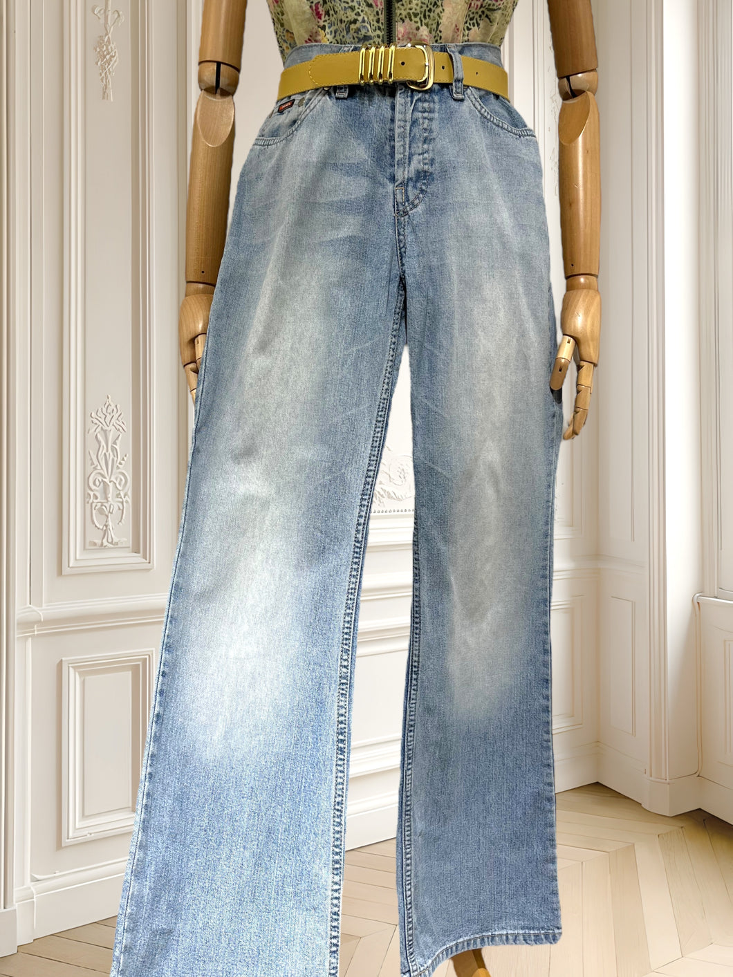Jeans vintage de brand cu talie joasă mărimea S