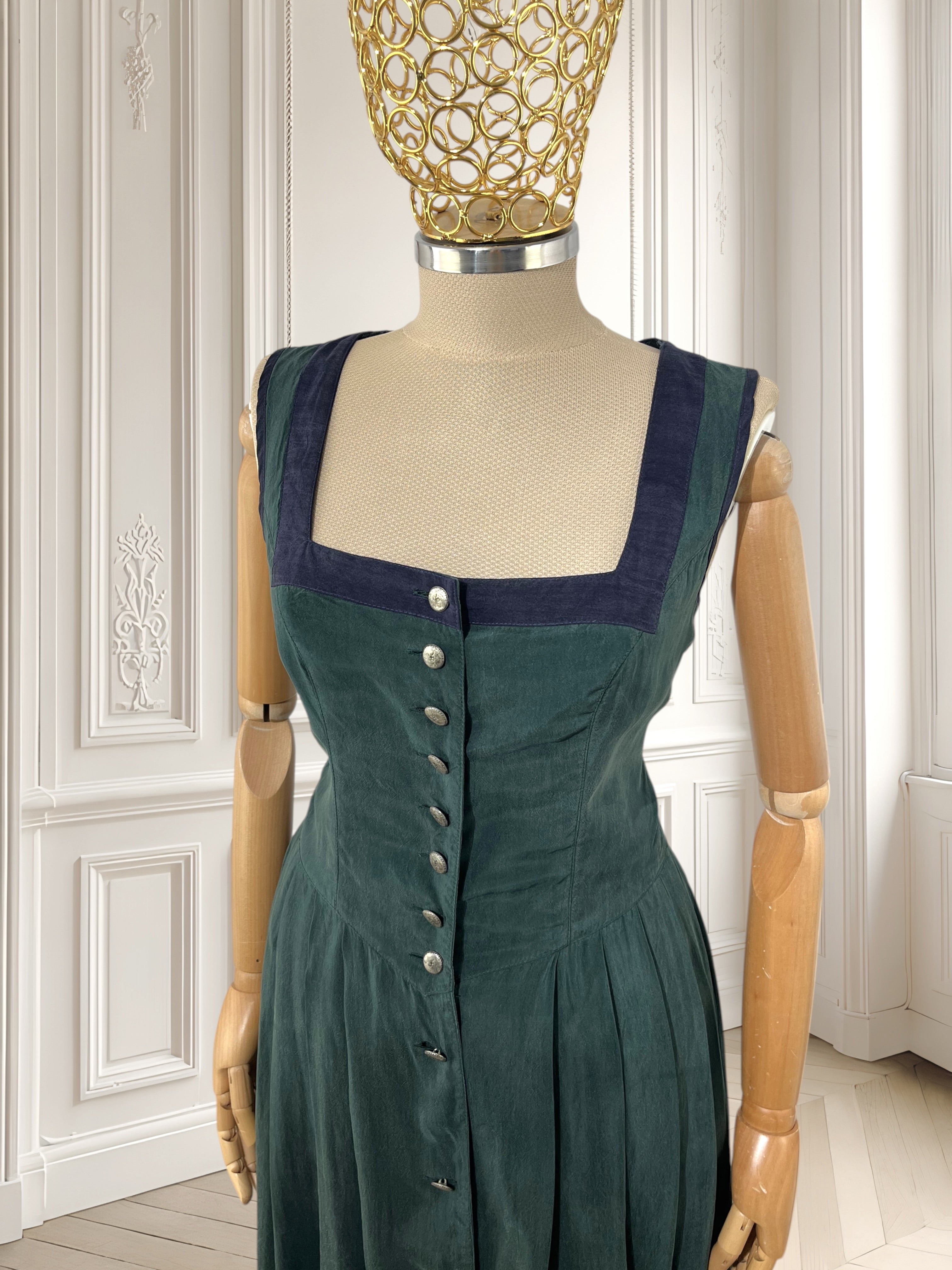 Rochie vintage din cupro mărimea S