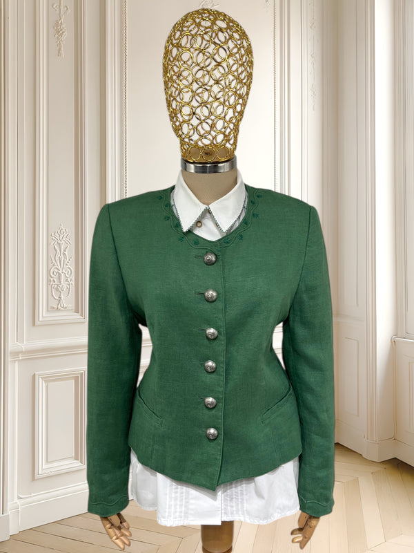 Sacou vintage din in cu nasturi metalici mărimea M
