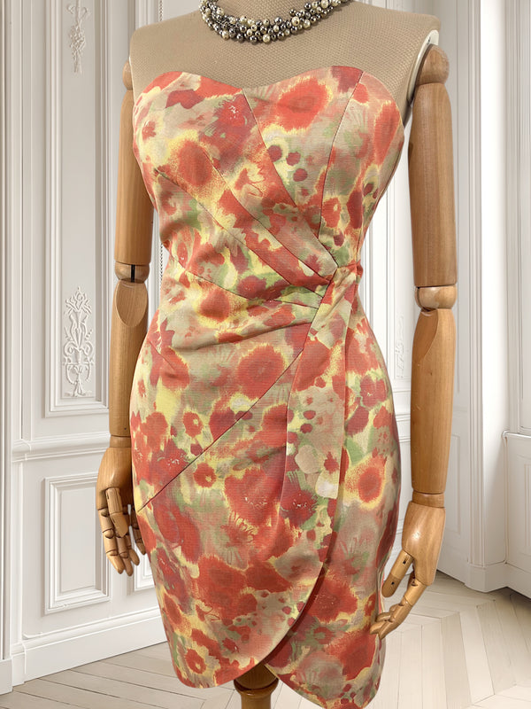 Rochie cu print floral mărimea S