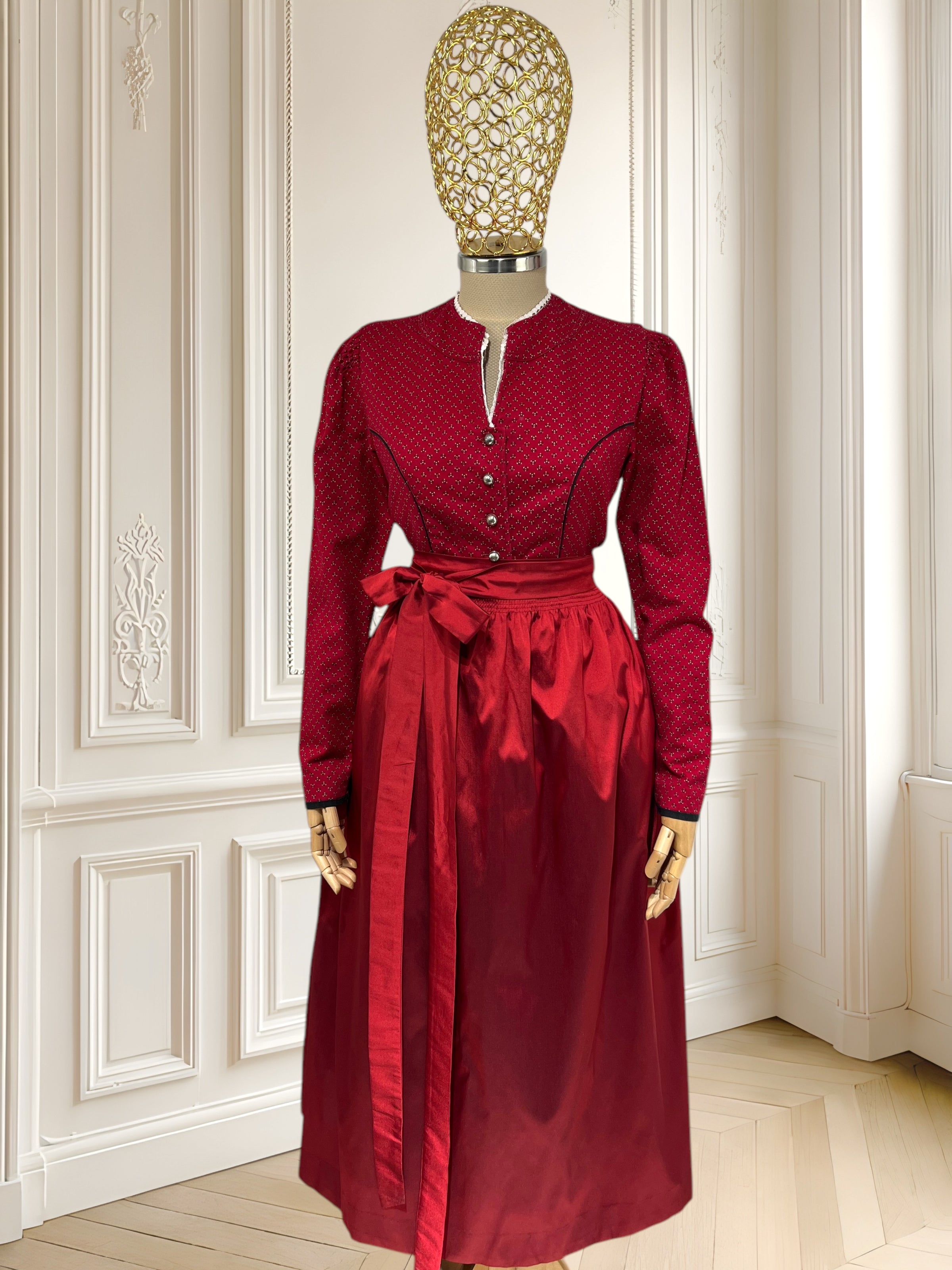 Rochie vintage din bumbac mărimea S