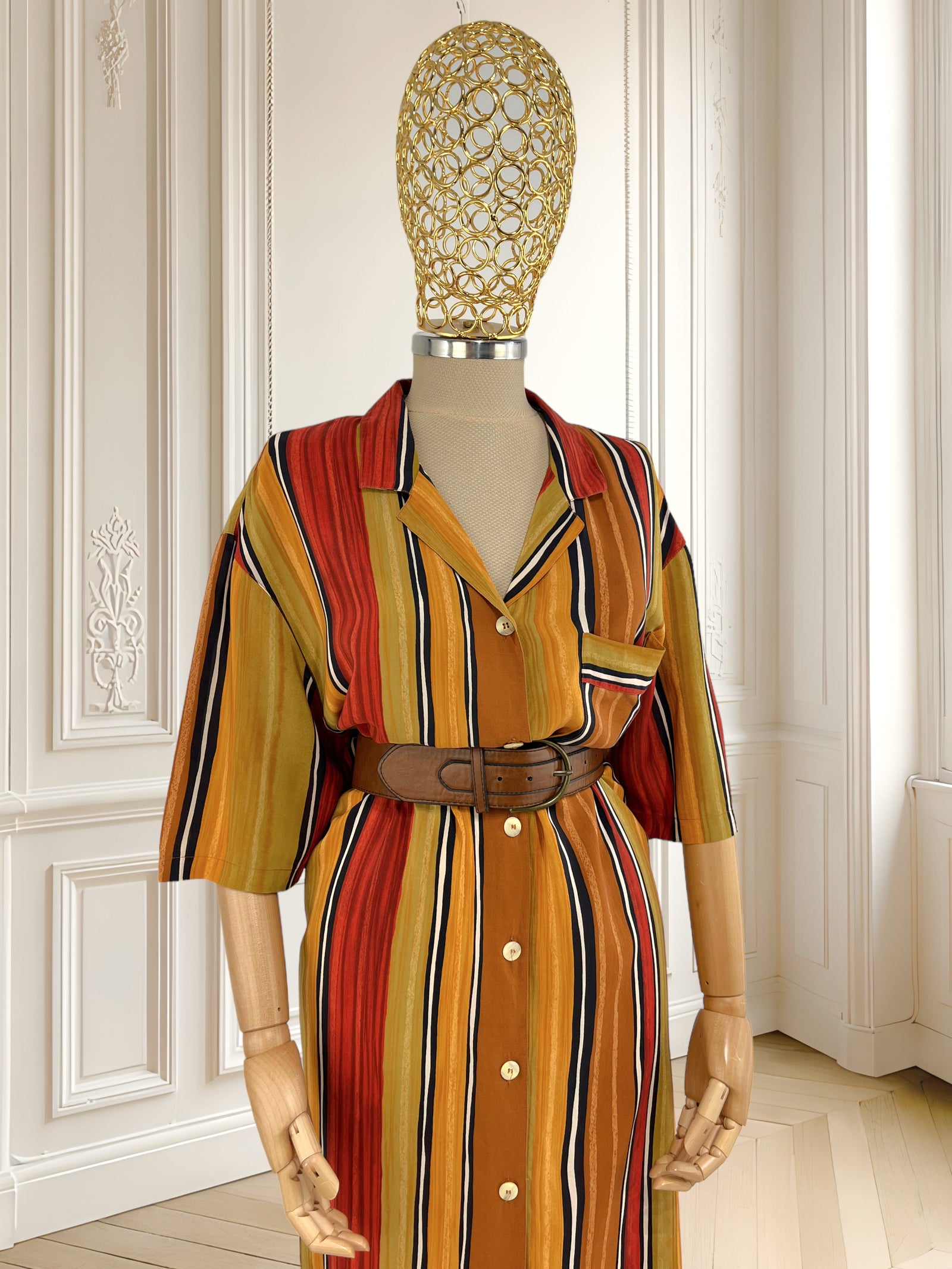 Rochie italienească din mătase naturală mărimea XL