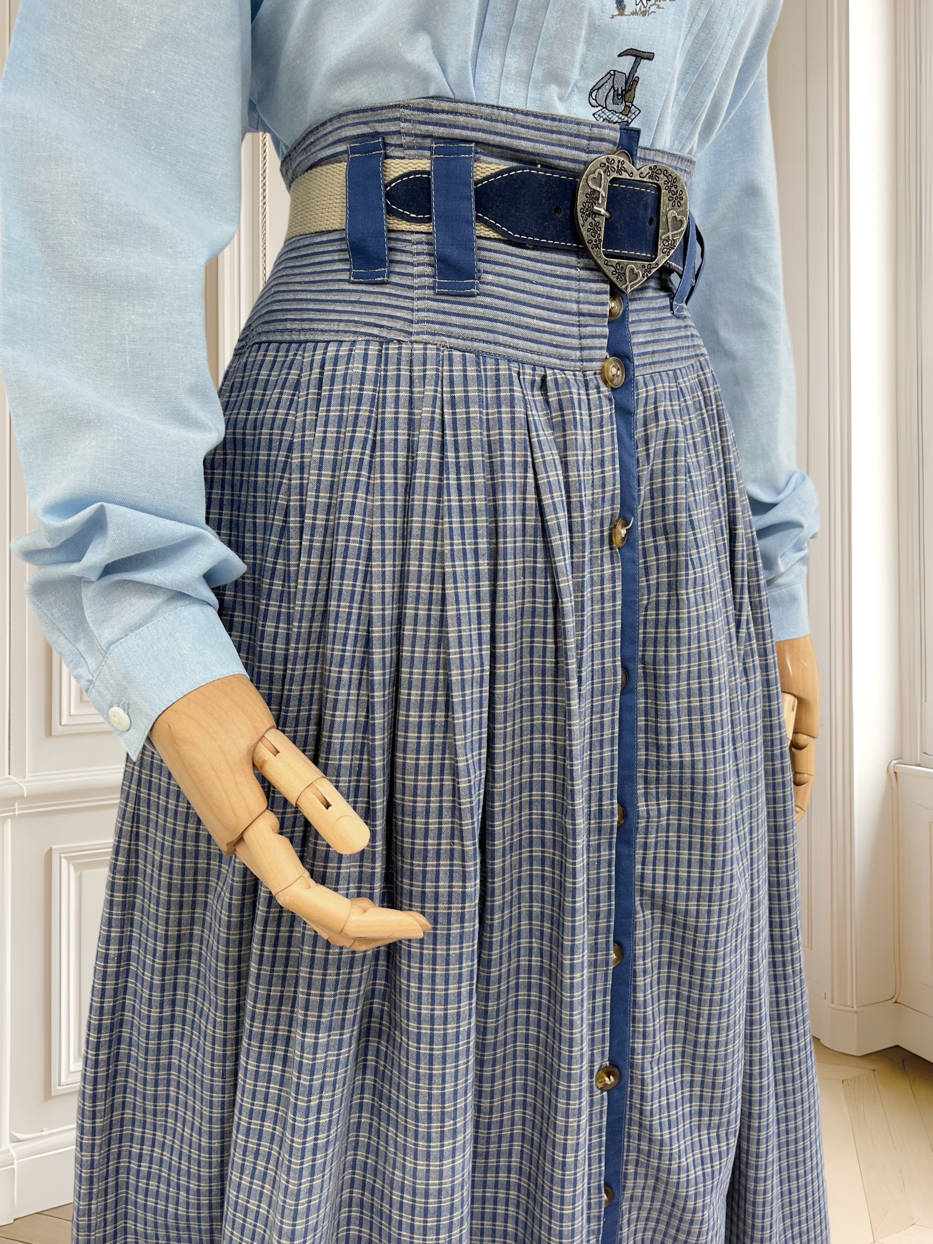 Fustă vintage Betty Barclay cu curea mărimea M