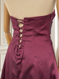Rochie satinată cu corset mărimea S