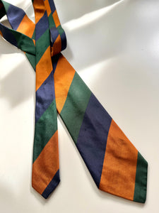 Cravată în dungi din mătase naturală