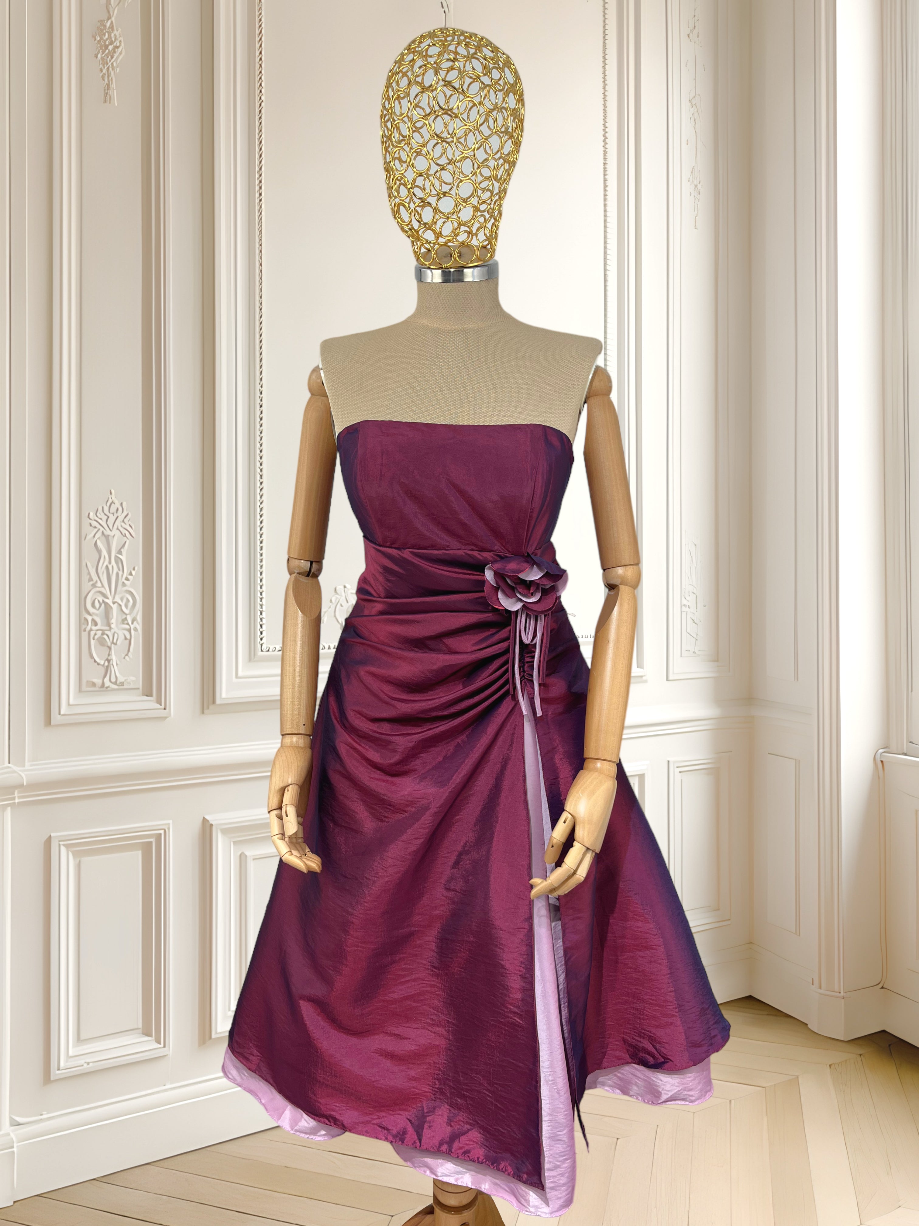 Rochie sidefată elegantă mărimea M