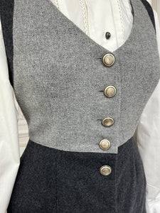 Rochie vintage cu nasturi metalici mărimea M