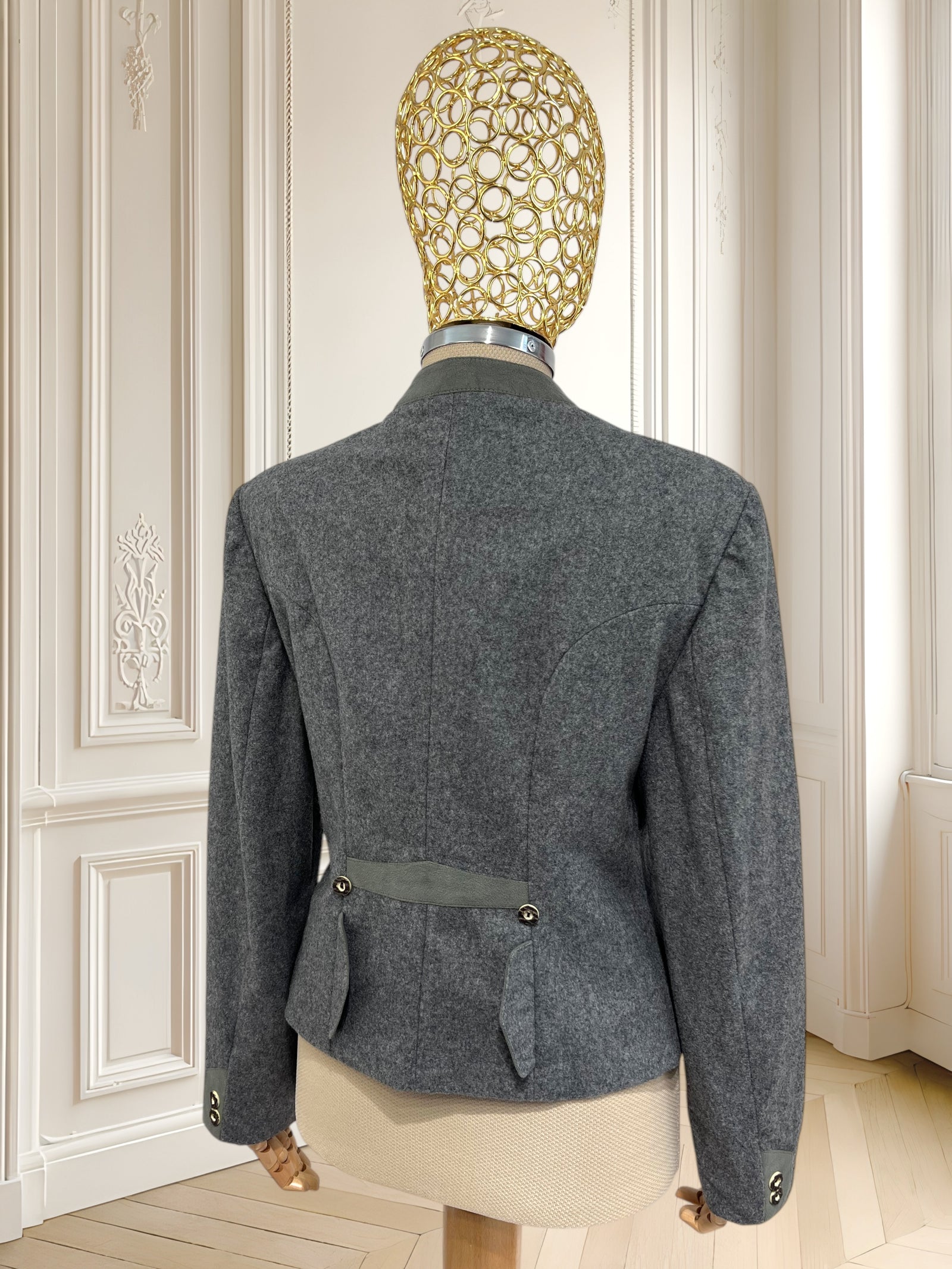Sacou vintage din lână pură mărimea S