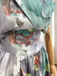 Rochie vintage din vâscoză mărimea M
