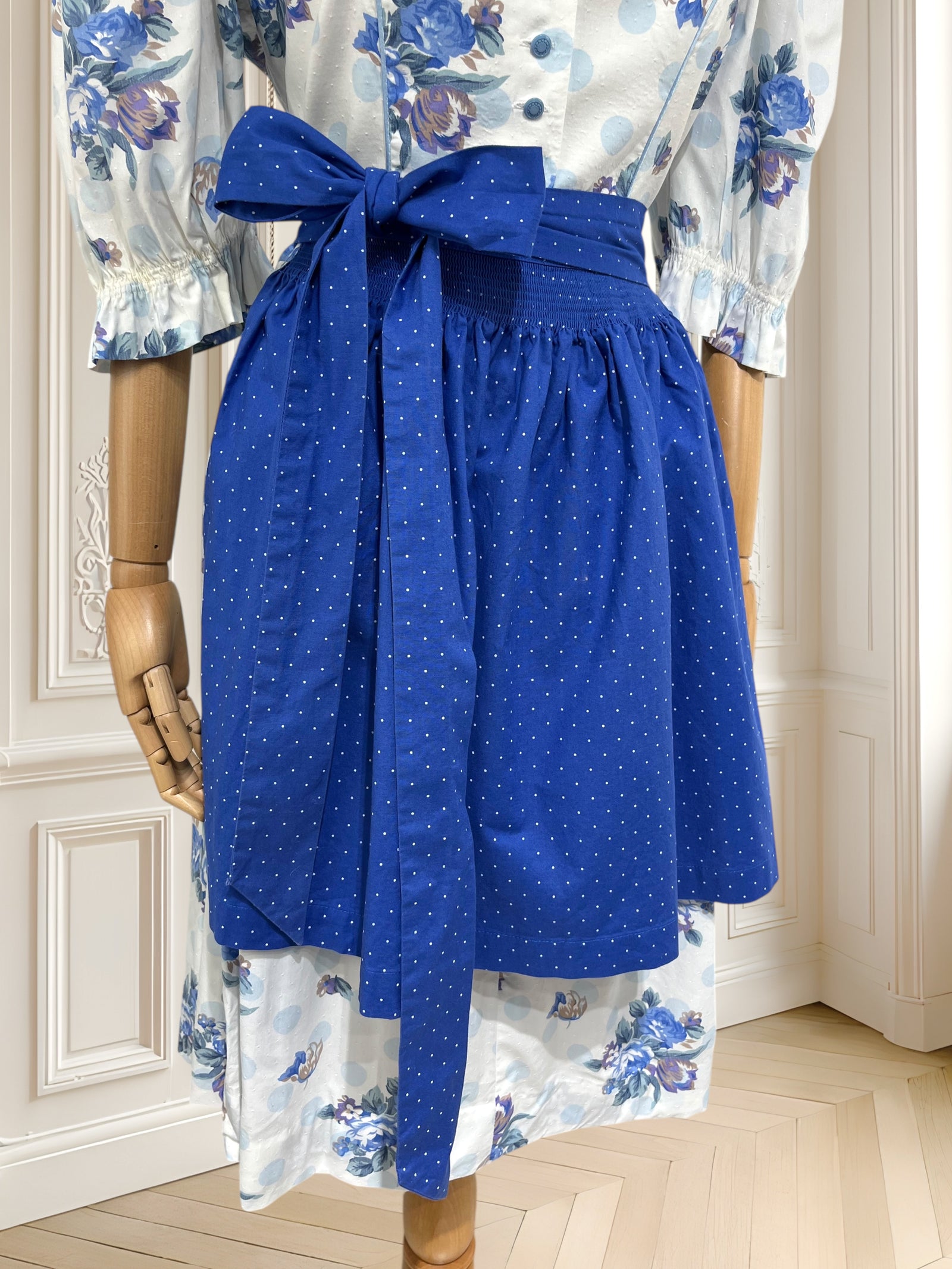 Rochie vintage din bumbac mărimea L