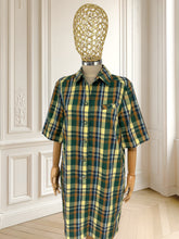 Încarcă imaginea în vizualizatorul Galerie, Rochie în carouri din bumbac mărimea L
