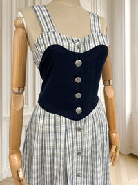 Rochie vintage din amestec de in mărimea M