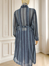 Rochie vintage din pânză de bumbac mărimea L