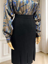 Încarcă imaginea în vizualizatorul Galerie, Fustă vintage din lână mărimea S
