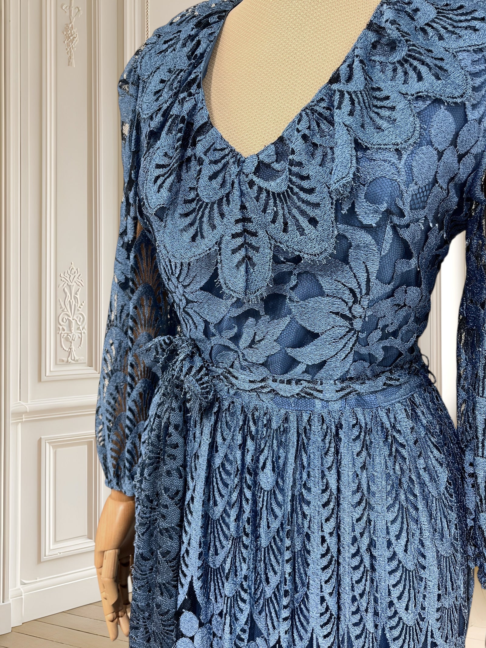 Rochie vintage de seară din dantelă mărimea S