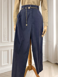 Pantaloni vintage cu talie înaltă mărimea S